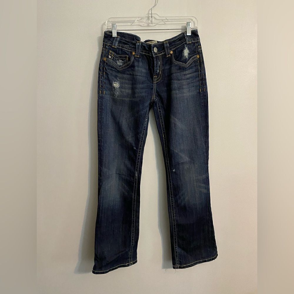 MEK Denim distressed jeans, size 29/34